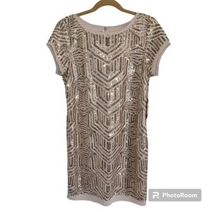 NWT Vince Camuto Gold Dress